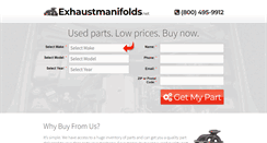 Desktop Screenshot of exhaustmanifolds.net