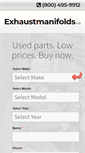 Mobile Screenshot of exhaustmanifolds.net