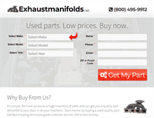 Tablet Screenshot of exhaustmanifolds.net